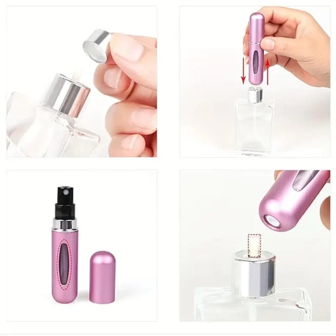 3-Pack Refillable Perfume Atomizers